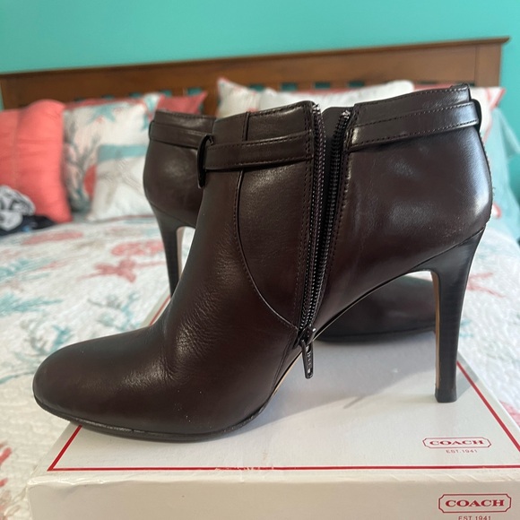 Coach Brown Booties - Picture 3 of 6